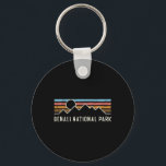 Denali National Park Retro Mountain Lines Camping  Key Ring<br><div class="desc">Denali National Park Retro Mountain Lines Camping Souvenir</div>