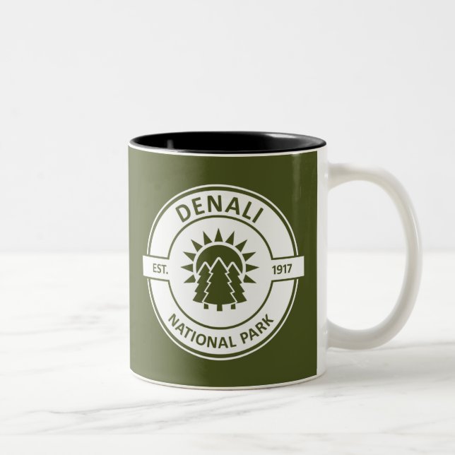 Denali National Park Two-Tone Coffee Mug (Right)