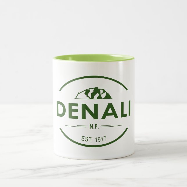 Denali National Park Two-Tone Coffee Mug (Center)