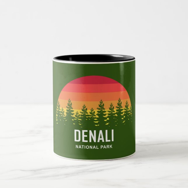 Denali National Park Two-Tone Coffee Mug (Center)
