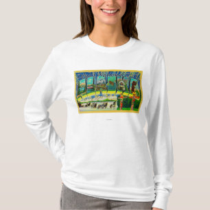 Denali Nat'l Park, Alaska - Large Letter Scenes T-Shirt