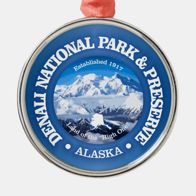 Denali NP2 Metal Ornament (Front)