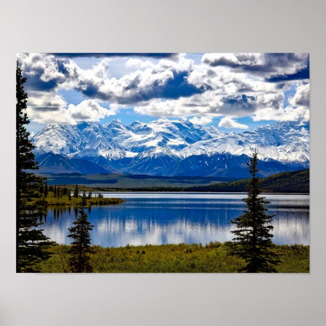  DENALI PARK ALASKA LANDSCAPE POSTER (Front)
