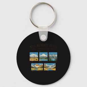Denali rainier grand teton rocky mountain glacier key ring