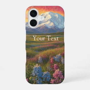 Denali Wildflowers iPhone 16 Case