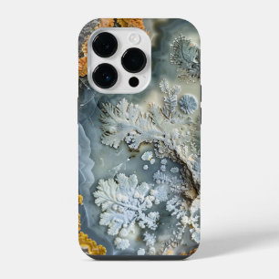 Dendrite Crystals Stone Macro Photography iPhone 14 Pro Case