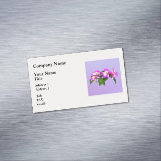 Dendrobium Angel Moon 'Love Letter' Magnetic Business Card