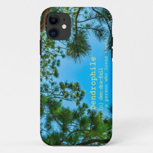 "Dendrophile" meaning custom text colour iPhone 11 Case