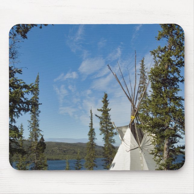 Dene Tribe gathering, Northwest Territories, Mouse Pad (Front)