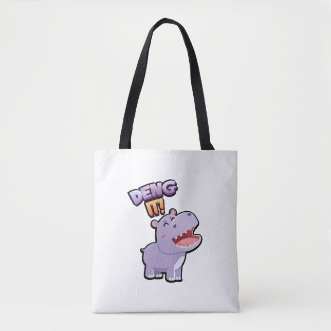 Deng It! Funny Tote Bag (Front)