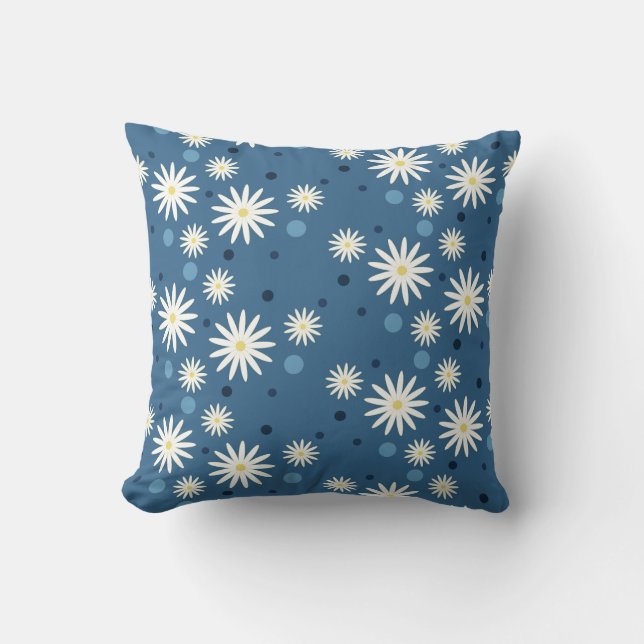 Denim and Daisies Cushion (Front)