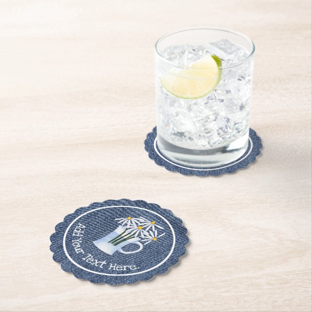 Denim And Daisys Paper Coaster (Insitu)