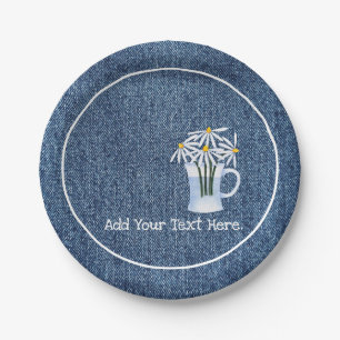 Denim And Daisys Paper Plate