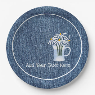 Denim And Daisys Paper Plate