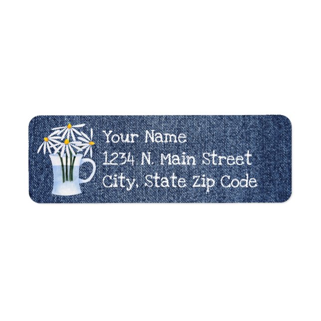 Denim And Daisys Return Address Label (Front)