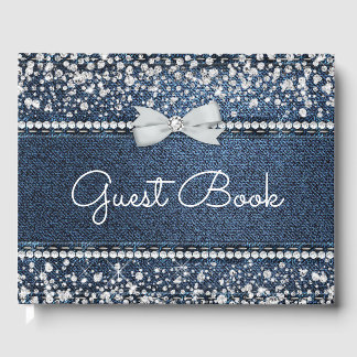 Denim and Diamond Guest Book