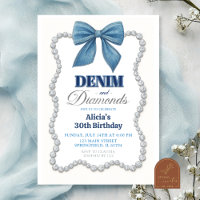 Denim and Diamonds Adult Birthday