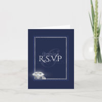 Denim and diamonds invitation