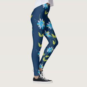 Denim Blue Designer Leggings