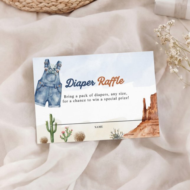 Denim Blue Jean Diaper Raffle Card  (Creator Uploaded)