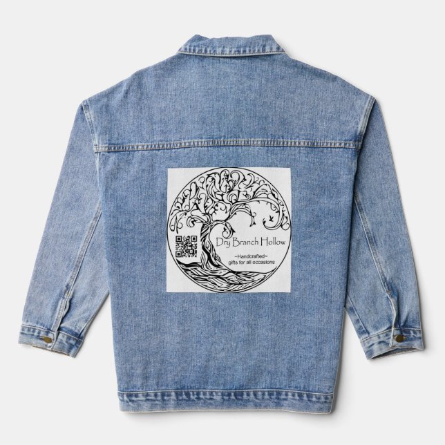 Denim Blue Jean Jacket Dry Branch Hollow (Back)