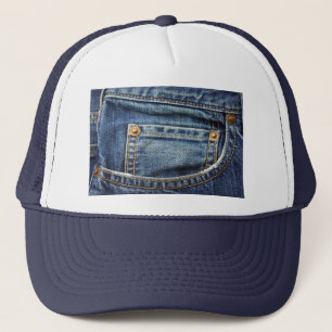 Denim - Blue Jean Pocket Trucker Hat