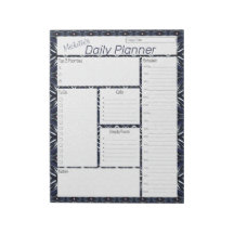 Denim Blue Personalised Daily Planner
