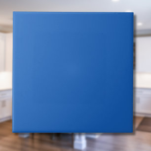 Denim Blue Solid Colour Classic Elegant Ceramic Tile
