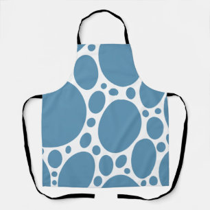 Denim Bule Bubbles Apron