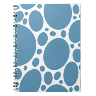 Denim Bule Bubbles Notebook