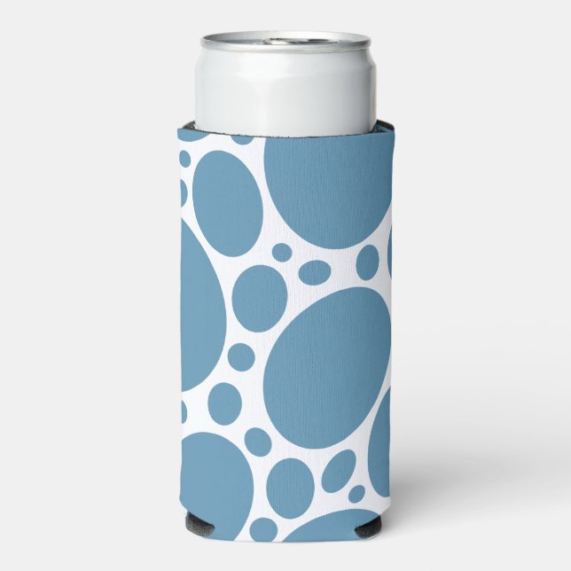 Denim Bule Bubbles Seltzer Can Cooler (Seltzer Front)
