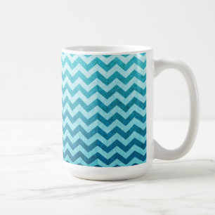 Denim Chevron by Shirley Taylor Coffee Mug