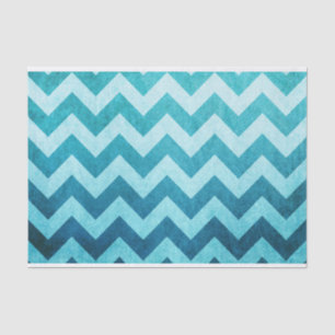 Denim Chevron by Shirley Taylor Tissue Paper