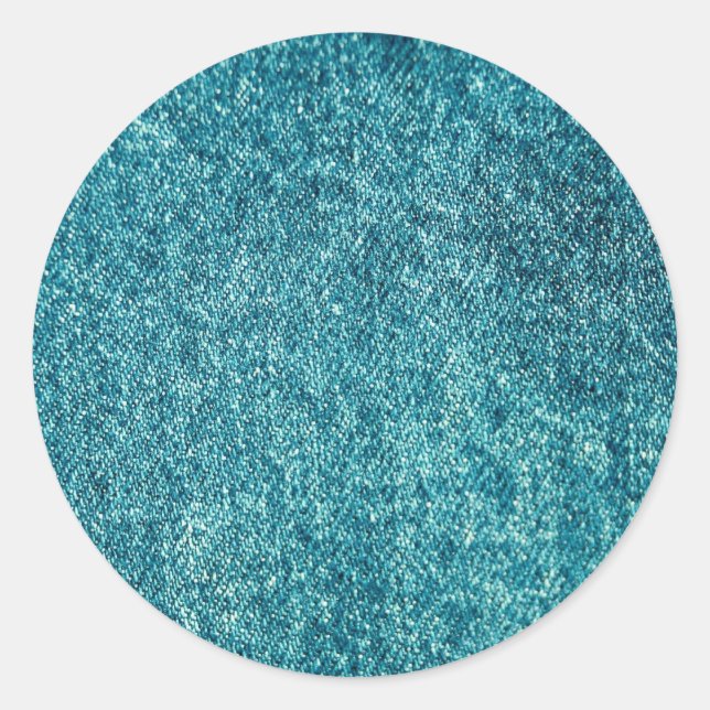 Denim Classic Round Sticker (Front)