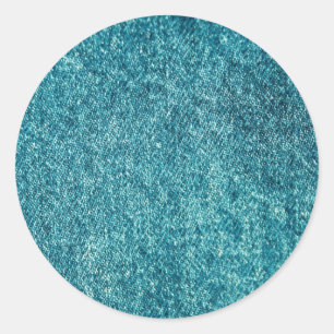 Denim Classic Round Sticker