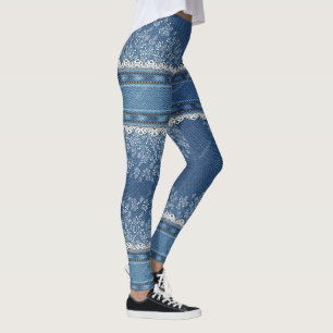Denim designed Leggings