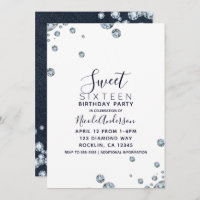 Denim & Diamonds Denim Birthday Sweet 16 Party