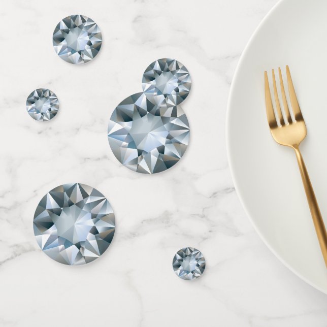Denim & Diamonds Sparkle Diamond Birthday Party Confetti (Group)