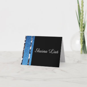 Denim & Diamonds Thank You Note Card