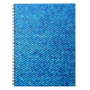 Denim fabric jeans blue jeans notebook