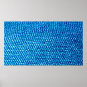 Denim fabric jeans blue jeans poster