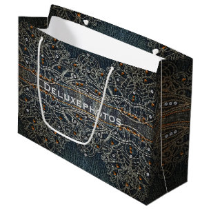 Denim Gems Large Gift Bag