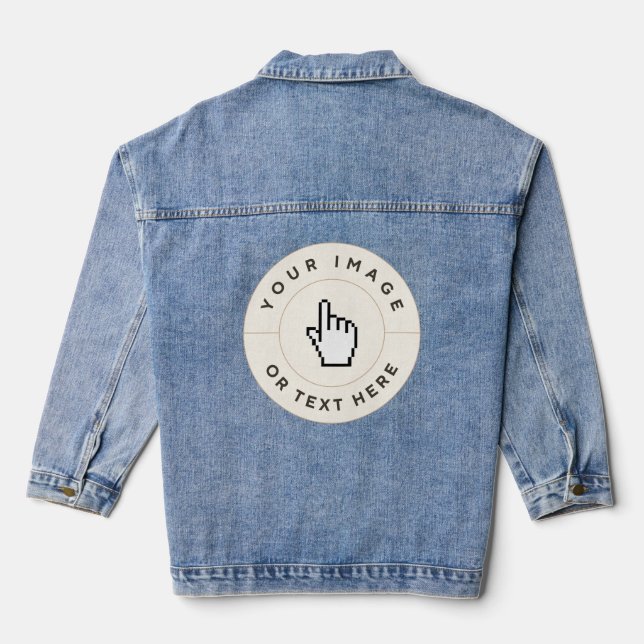 Denim Jacket - Custom (add image/text) (Back)