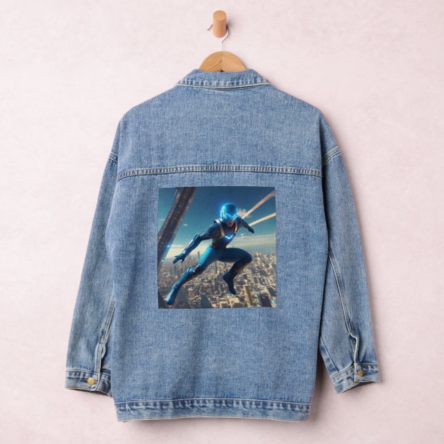 Denim Jacket futuristic superhero (Hangar)