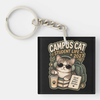 Denim Jacket Key Ring