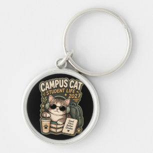 Denim Jacket Key Ring