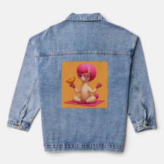 Denim Jacket Llama Zen