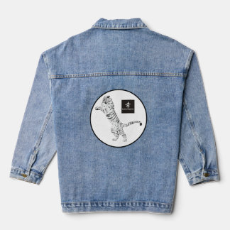 Denim Jacket TIGER IN A CIRCLE