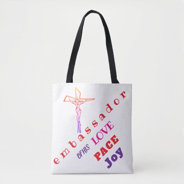 Denim Jacket Tote Bag (Front)