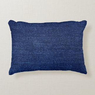 Denim jeans fabric: textured background. decorative cushion